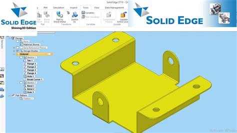 phoenix sheet metal training|solid edge sheet metal tutorial.